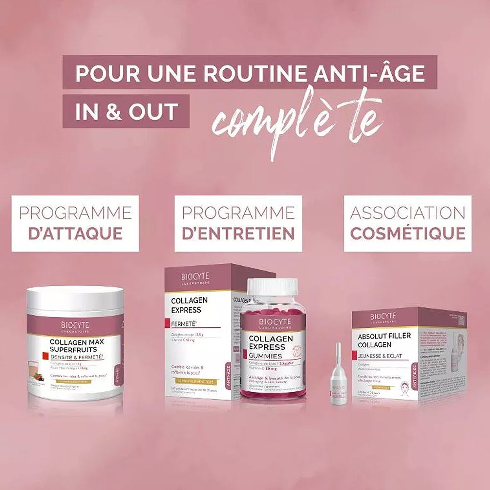 Biocyte Collagen Max Marin 10g Densité et Fermeté Poudre à diluer