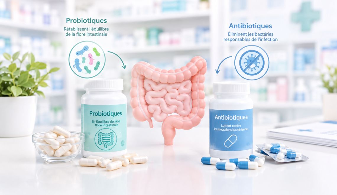 Probiotiques et antibiotiques : lesquels choisir et comment les prendre ?