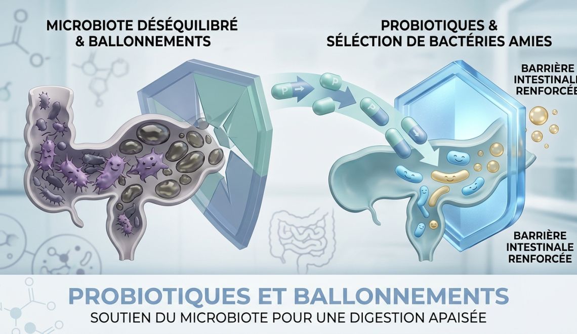 Probiotiques et ballonnements : lesquels choisir pour le confort digestif ?