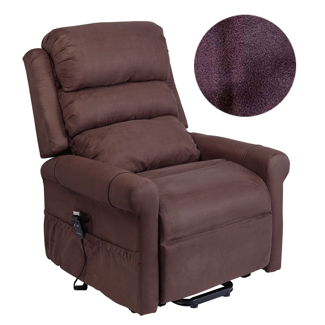 Fauteuil Releveur électrique Herdegen STYLEA I - Grand Confort, Aide Au Soulèvement, Microfibre