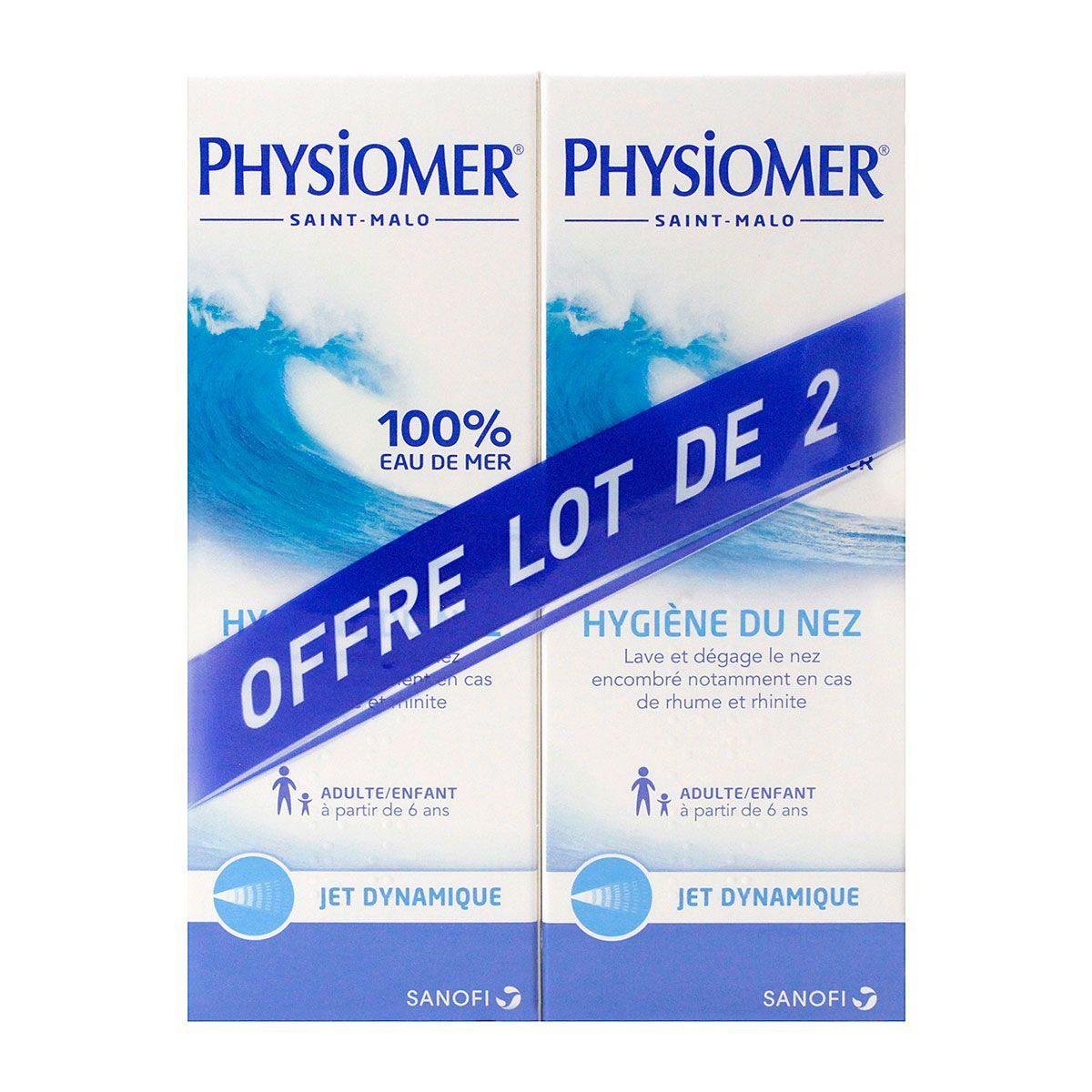 SANOFI Physiomer Hygiène Nasale Jet Dynamique Lot de x