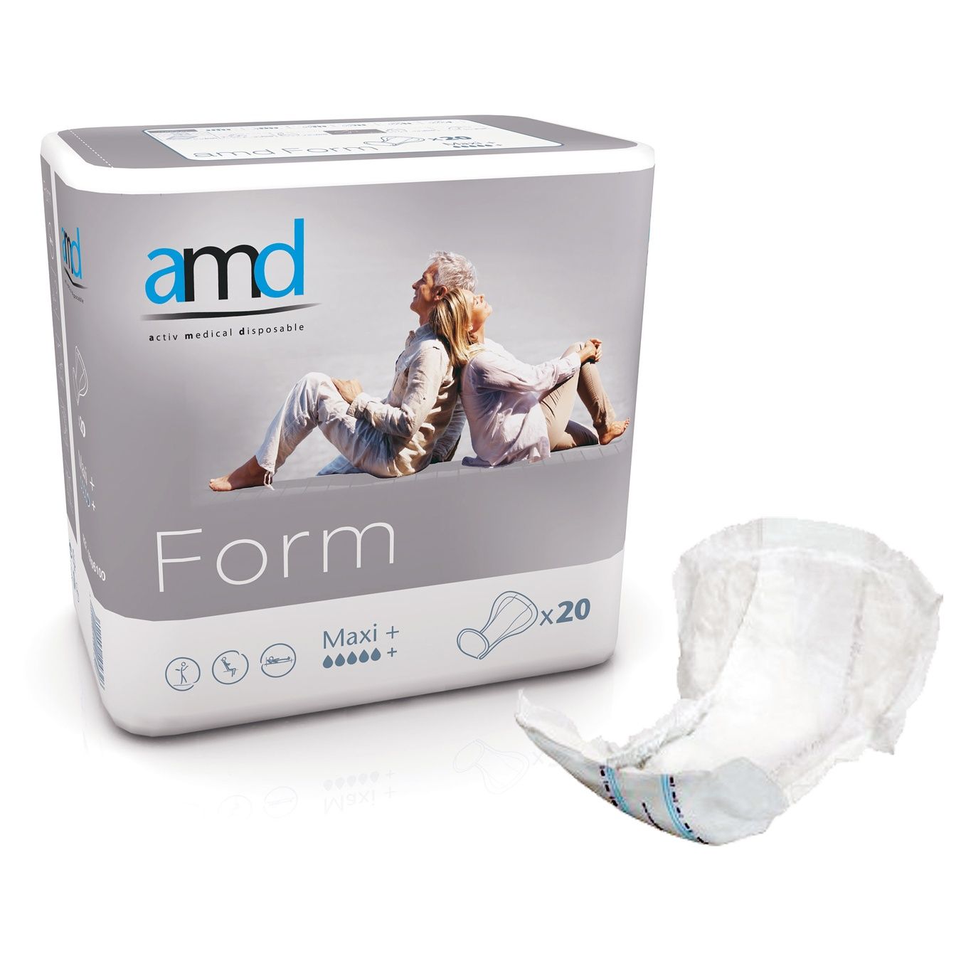 AMD Form Maxi Plus - Protection Incontinence importante Adulte - Paquet ...