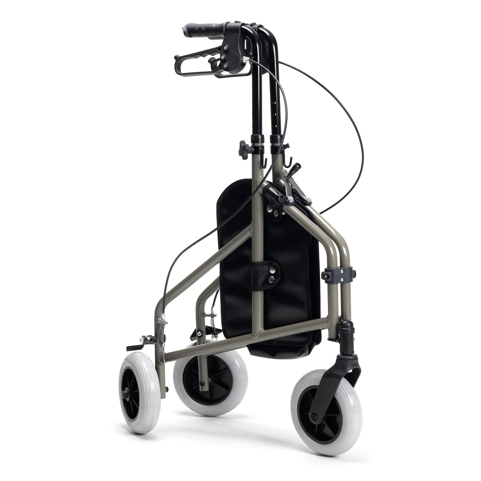 Déambulateur 3 Roues Pliable DELTA - Avec Panier Et Freins - Poids Max 120 Kg - Neuf