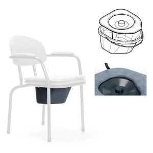 Seau de rechange pour chaise garde-robe 9062 / 9062 XXL ou 9063