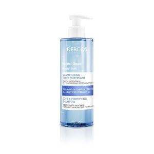 Dercos Shampoing Minéral Doux Fortifiant - 400 ml