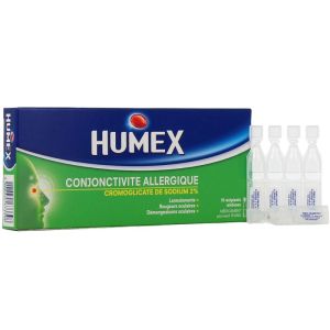 Collyre conjonctivite allergique - 10 unidoses