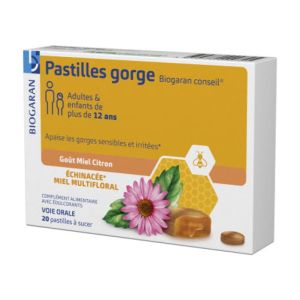 Pastilles Gorge - Miel Citron - 20 pastilles