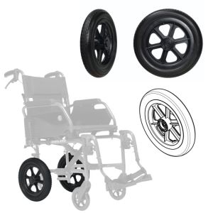 Roue arrière pour Fauteuil de transfert Bobby Evo - Bandage Noir