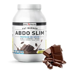 Abdo Slim - Protéine de sèche - Fat Burner - Silhouette Abdo Bonus - Chocolat - 750g