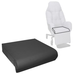 Assise viscoélastique pour fauteuil à pousser