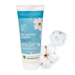 Gel douche surgras 3 en 1 Corps Visage Cheveux - Fleur de coton - 200 ml
