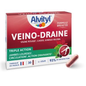 Veino-Draine - Circulation Jambes légères - 30 gélules
