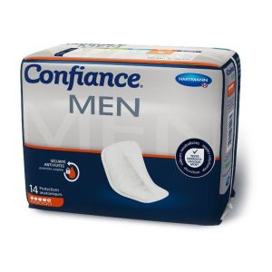 Protection urinaire Homme Confiance Protection Men - 5 gouttes - Paquet de 14