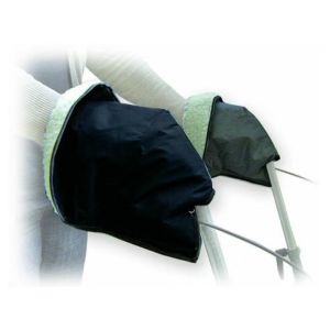 Gants chauffe mains pour fauteuil roulant ou déambulateur