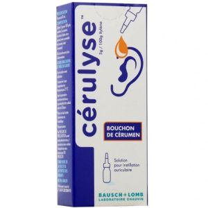 Cérulyse 5g/100g Xylène - Instillation auriculaire Bouchon Cérum - Flacon compte-gouttes 10ml