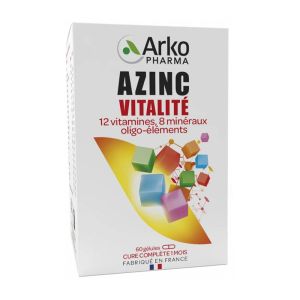 Azinc® Vitalité - Forme et Vitalités - 60 Gélules