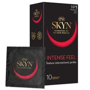 Skyn Intense Feel - 10 préservatifs texture perlée + 2 OFFERTS