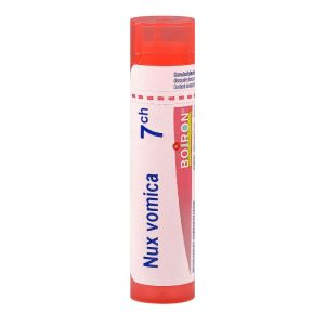 Nux Vomica 7ch - Médicament homéopathique - Etat grippal Vomissement Colique - Tube granules 4g
