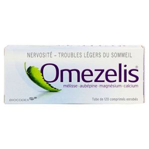 Omezelis - Nérvosité Troubles légers du sommeil - 120 comprimés enrobés