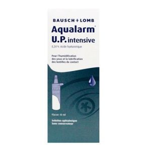 Aqualarm Up Intensive - Humidification yeux Lubrifiant lentille de contact - Flacon 10ml