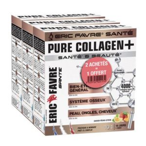 Pure Collagen+ - Bien-être général Système osseux - 3 x 10 unidoses