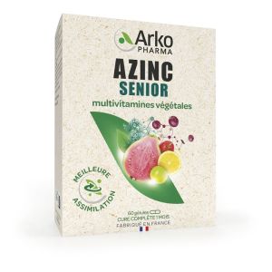 Azinc Senior - Multivitamines Végétales - 60 Gélules