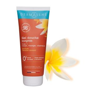 Gel douche surgras 3 en 1 Corps Visage Cheveux - Monoï