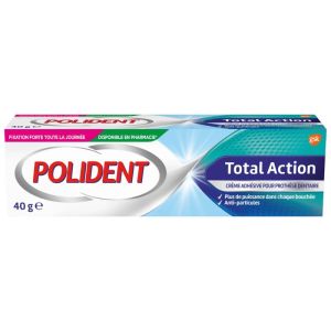 Total Action - Crème adhésive pour Appareils Dentaires - Total Action - 40g