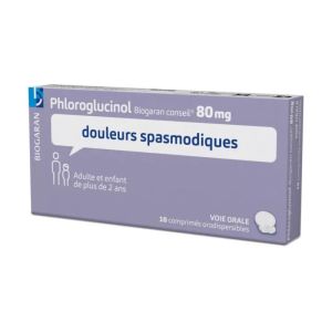 Phloroglucinol 80 mg - Douleurs spasmodiques - 10 comprimés