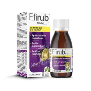 Sirop Efirub Sédatuxil - Bronches et Gorge - 125 ml