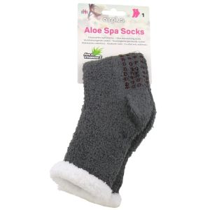 Chaussettes chaudes Femmes - Aloé Spa Socks - Grise - Pointure 36 à 41 - la Paire