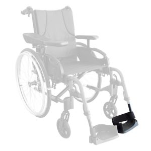 Repose Pied Gauche avec Tube pour fauteuil roulant Action 3 ou 4NG