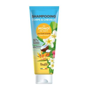 Shampooing Corps Cheveux - Monoï de Tahiti - Tube souple 220ml