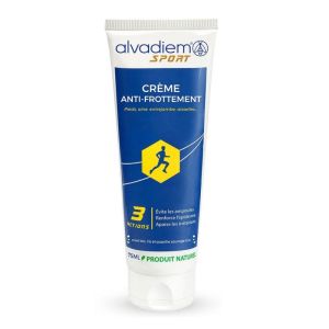 Crème Anti-Frottements - Pieds Aine Entrejambe Aisselles - Tube 75 ml
