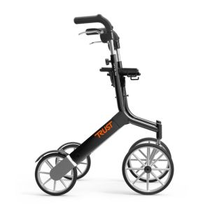Rollator 4 roues avec sac - Let's Go Out - Noir