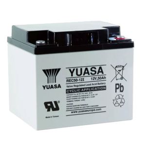 Batterie Yuasa REC50-12I - 12V 5.0AH - Cyclique AGM Insert M5