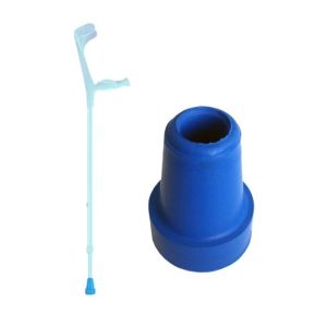 Embout bleu pour canne anglaise - 18 mm