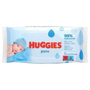 Lingettes nettoyantes - Pure - 56 lingettes