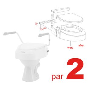 Kit de serrage pour Rehausse WC AT900 - Sans vis - Par 2