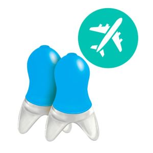 Earlooping Silicone - Protections auditives - Spécial Avion antipression - Adulte - 1 Paire