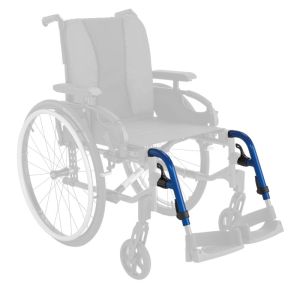 Potence de repose pied Bleu ultra marin - pour fauteuil roulant Action 3NG ou 4NG