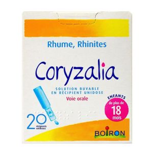 Coryzalia Solutions buvables - Rhume Rhinites - 20 unidoses