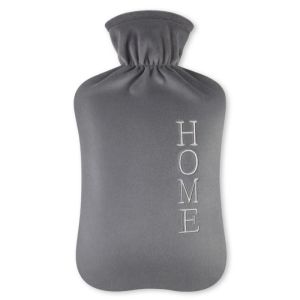 Bouillotte à Eau Déhoussable Adulte 2L - Gris - Home