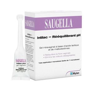 Gel vaginal Intilac - Rééquilibrant pH - 7 monodoses 5 ml