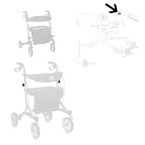 Molette de serrage pour rollator 4 roues Moka ou Ultralight