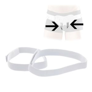 Sous-Cuisses pour Bandage Herniaire Blanc 6116 - Par 2