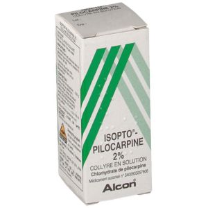 Collyre Isoptopilocarpine 2% - Glaucome - 10ml