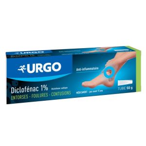 Gel Diclofenac 1% - Entorses Foulures Contusions - Tube 50g