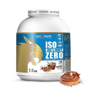 Iso Zéro 100% Whey Chocotella - Développement et définition musculaire - Pot 1,5Kg