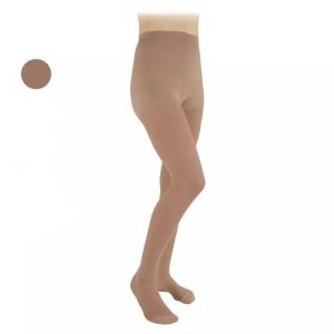 Collant Microtrans - Femme - Classe 2 - Beige - Long